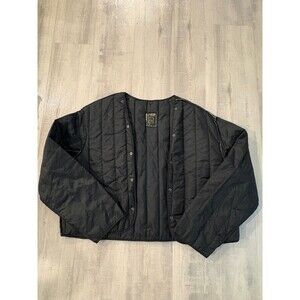 Vintage Hein Gericke Echt Leger Quilted Jacket Liner Faded Large Biker Bomber